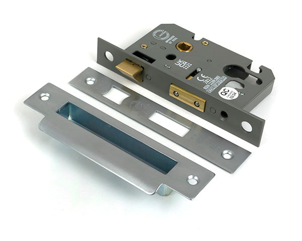 From The Anvil - Satin Chrome 2½" Euro Profile Sash Lock - 51380