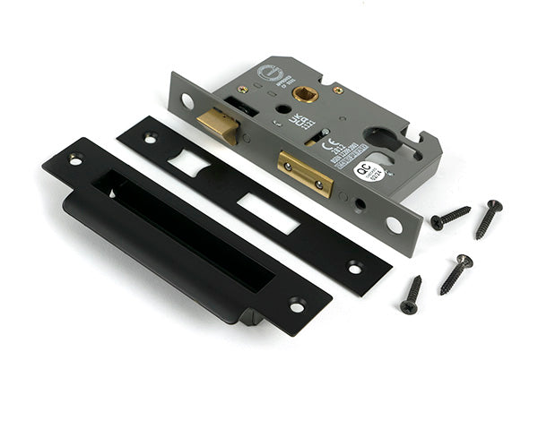 From The Anvil - Aged Bronze 2½" Euro Profile Sash Lock - 51381