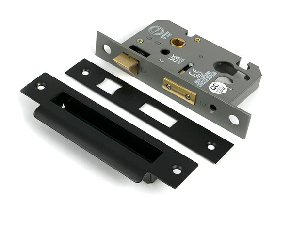 From The Anvil - Aged Bronze 2½" Euro Profile Sash Lock - 51381