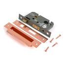 From The Anvil - Polished Bronze 2½" Euro Profile Sash Lock - 51382 - Choice Handles