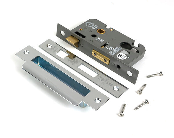 From The Anvil - Polished SS 2½" Euro Profile Sash Lock - 51383