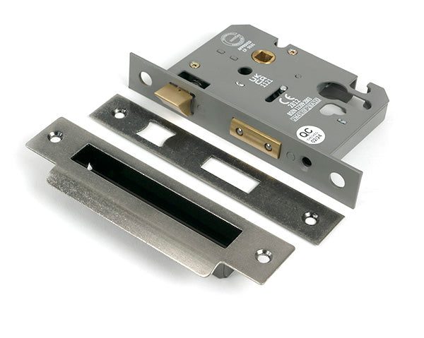 From The Anvil - Pewter 3" Euro Profile Sash Lock - 51384