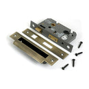 From The Anvil - Aged Brass 3" Euro Profile Sash Lock - 51386 - Choice Handles