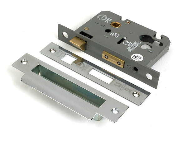 From The Anvil - Polished Chrome 3" Euro Profile Sash Lock - 51389