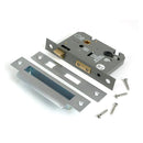 From The Anvil - Satin Chrome 3" Euro Profile Sash Lock - 51390 - Choice Handles
