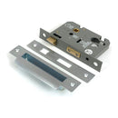 From The Anvil - Satin Chrome 3" Euro Profile Sash Lock - 51390 - Choice Handles
