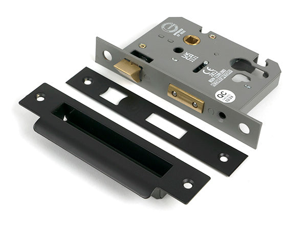 From The Anvil - Aged Bronze 3" Euro Profile Sash Lock - 51391