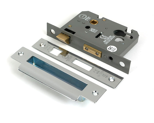 From The Anvil - Polished SS 3" Euro Profile Sash Lock - 51393