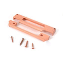 From The Anvil - Polished Bronze ½" Rebate Kit for Euro Sash Lock - 51402 - Choice Handles