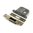 From The Anvil - Aged Brass 3" 5 Lever BS Dead Lock - 51418 - Choice Handles