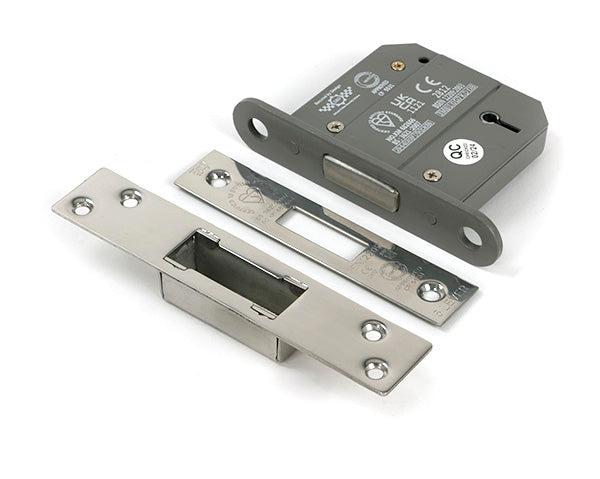 From The Anvil - Polished Chrome 3" 5 Lever BS Dead Lock - 51421