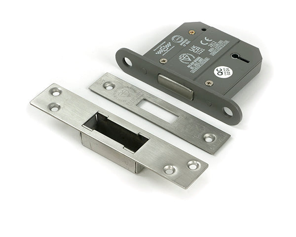 From The Anvil - Satin Chrome 3" 5 Lever BS Dead Lock - 51422