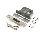 From The Anvil - Polished SS 3" 5 Lever BS Dead Lock - 51425 - Choice Handles