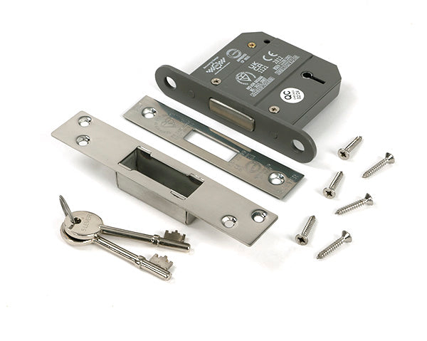 From The Anvil - Polished SS 3" 5 Lever BS Dead Lock - 51425