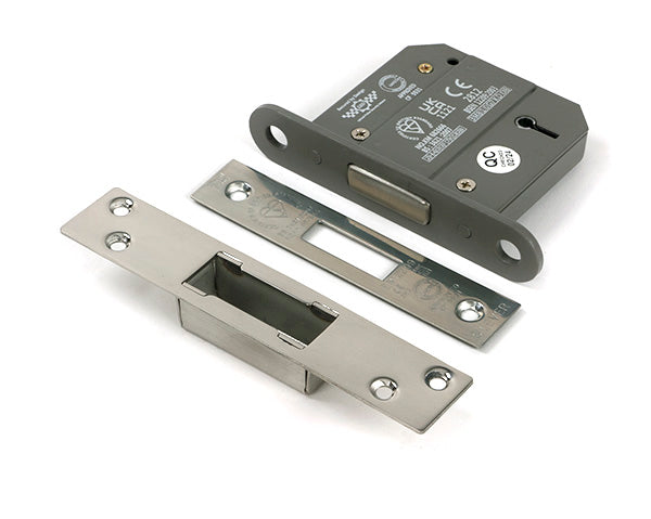 From The Anvil - Polished SS 3" 5 Lever BS Dead Lock - 51425
