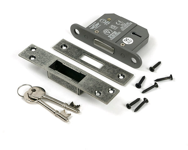 From The Anvil - Pewter 2½" 5 Lever BS Dead Lock Keyed Alike  - 51426
