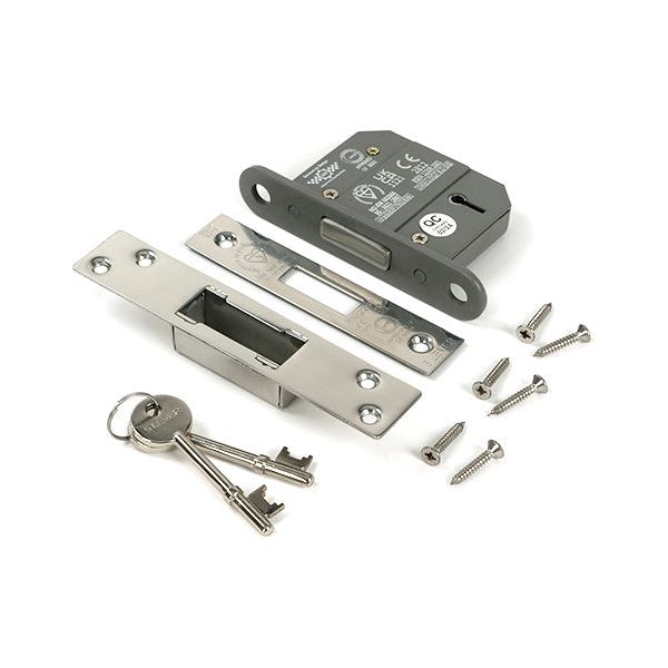 From The Anvil - Polished Chrome 2½" 5 Lever BS Dead Lock Keyed Alike  - 51431
