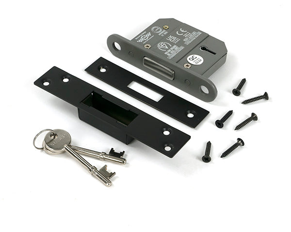 From The Anvil - Aged Bronze 2½" 5 Lever BS Dead Lock Keyed Alike  - 51433