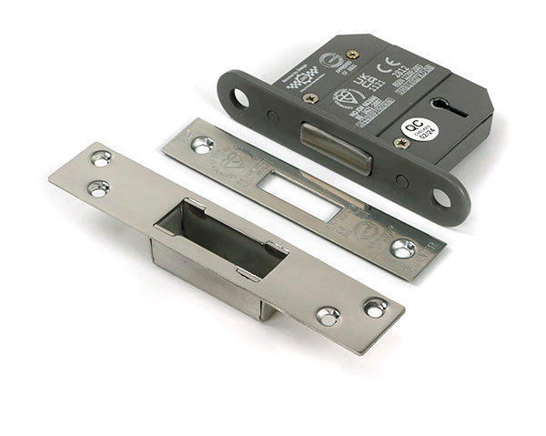 From The Anvil - Polished SS 2½" 5 Lever BS Dead Lock Keyed Alike  - 51435