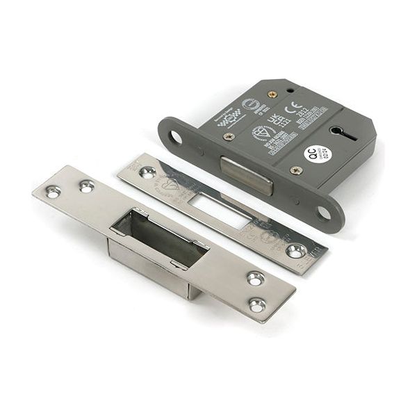 From The Anvil - Polished Chrome 3" 5 Lever BS Dead Lock Keyed Alike  - 51441