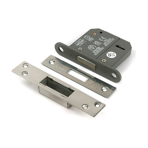 From The Anvil - Polished SS 3" 5 Lever BS Dead Lock Keyed Alike  - 51445