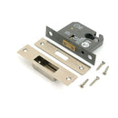 From The Anvil - Polished Nickel 2½" Euro Profile Dead Lock - 51450 - Choice Handles