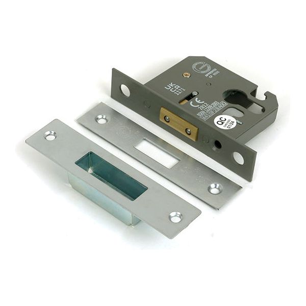 From The Anvil - Satin Chrome 2½" Euro Profile Dead Lock - 51452