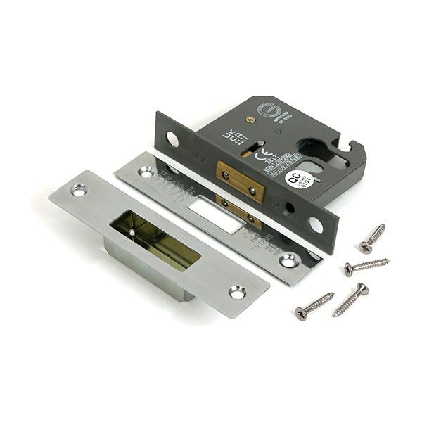 From The Anvil - Polished SS 2½" Euro Profile Dead Lock - 51455