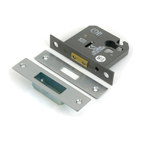 From The Anvil - Satin Chrome 3" Euro Profile Dead Lock - 51462