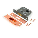 From The Anvil - Polished Bronze 3" Euro Profile Dead Lock - 51464 - Choice Handles