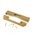 From The Anvil - Satin Brass ½" Rebate Kit for Euro Dead Lock - 51469 - Choice Handles