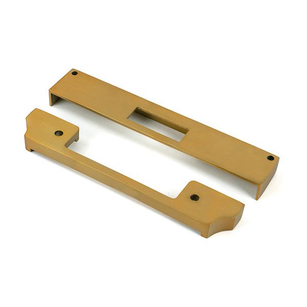 From The Anvil - Satin Brass ½" Rebate Kit for Euro Dead Lock - 51469 - Choice Handles