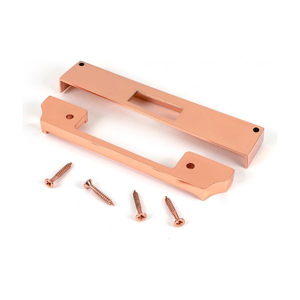 From The Anvil - Polished Bronze ½" Rebate Kit for Euro Dead Lock - 51474 - Choice Handles