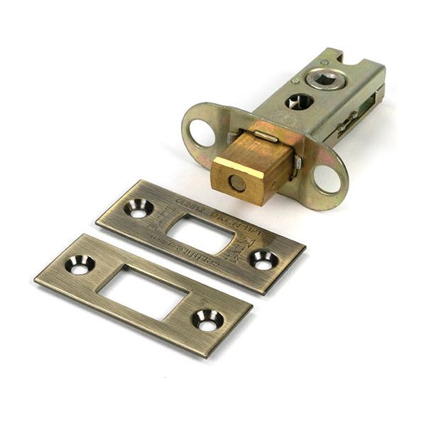 From The Anvil - Aged Brass 2½" Heavy Duty Tubular Deadbolt - 51478 - Choice Handles