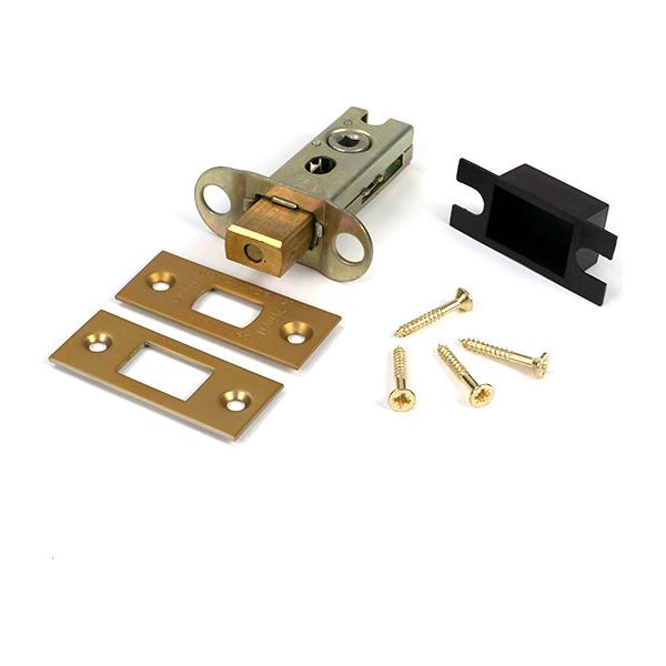 From The Anvil - Satin Brass 2½" Heavy Duty Tubular Deadbolt - 51479 - Choice Handles