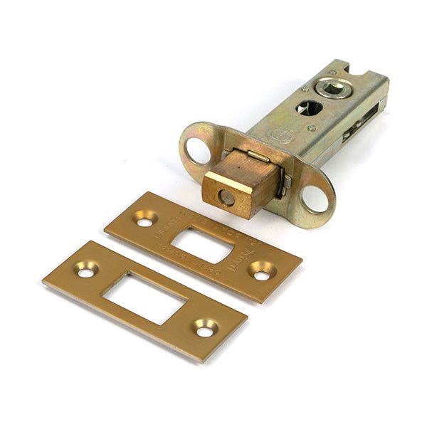 From The Anvil - Satin Brass 3" Heavy Duty Tubular Deadbolt - 51489 - Choice Handles