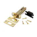 From The Anvil - Polished Brass 4" Heavy Duty Tubular Deadbolt - 51497 - Choice Handles