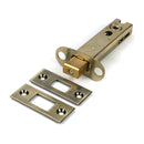 From The Anvil - Aged Brass 4" Heavy Duty Tubular Deadbolt - 51498 - Choice Handles