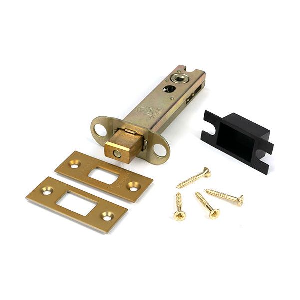 From The Anvil - Satin Brass 4" Heavy Duty Tubular Deadbolt - 51499 - Choice Handles