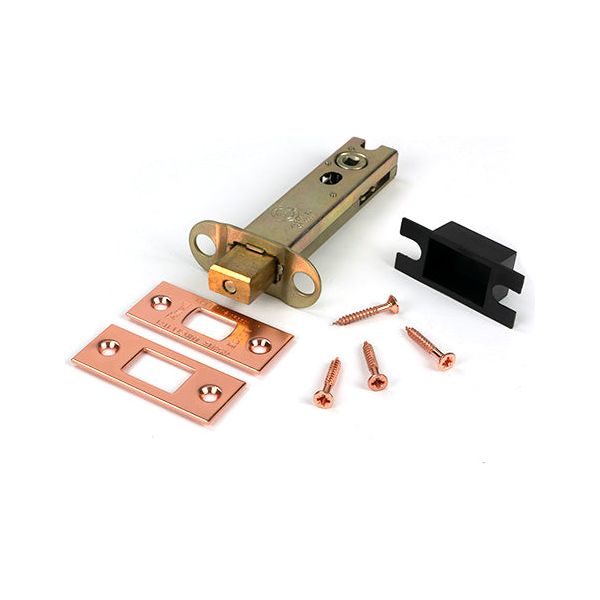 From The Anvil - Polished Bronze 4" Heavy Duty Tubular Deadbolt - 51704 - Choice Handles