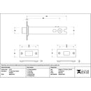 From The Anvil - Aged Bronze 5" Heavy Duty Tubular Deadbolt - 51713 - Choice Handles