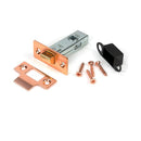 From The Anvil - Polished Bronze 2½" Tubular Mortice Latch - 51731 - Choice Handles
