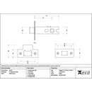 From The Anvil - Satin Chrome 3" Heavy Duty Latch - 51746 - Choice Handles