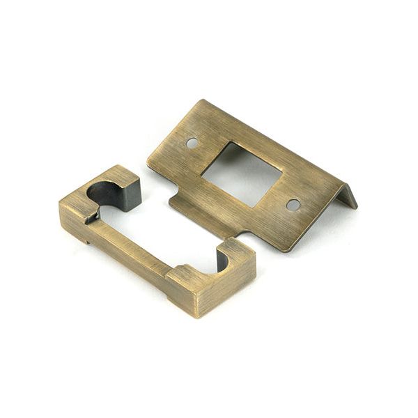 From The Anvil - Aged Brass ½" Rebate Kit for Heavy Duty Latch - 51773 - Choice Handles