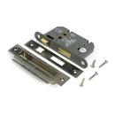 From The Anvil - Pewter 2½" Heavy Duty Bathroom Mortice Lock - 51779 - Choice Handles