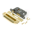 From The Anvil - Polished Brass 2½" Heavy Duty Bathroom Mortice Lock - 51780 - Choice Handles