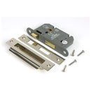 From The Anvil - Polished Nickel 2½" Heavy Duty Bathroom Mortice Lock - 51783 - Choice Handles