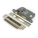 From The Anvil - Polished Nickel 2½" Heavy Duty Bathroom Mortice Lock - 51783 - Choice Handles