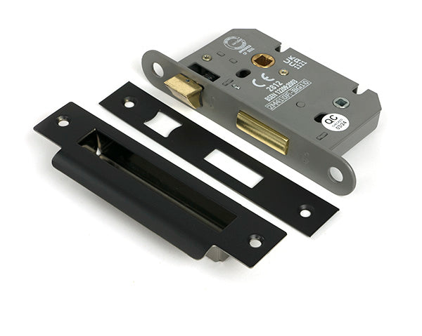 From The Anvil - Aged Bronze 2½" Heavy Duty Bathroom Mortice Lock - 51786
