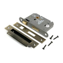 From The Anvil - Aged Brass 3" Heavy Duty Bathroom Mortice Lock - 51791 - Choice Handles